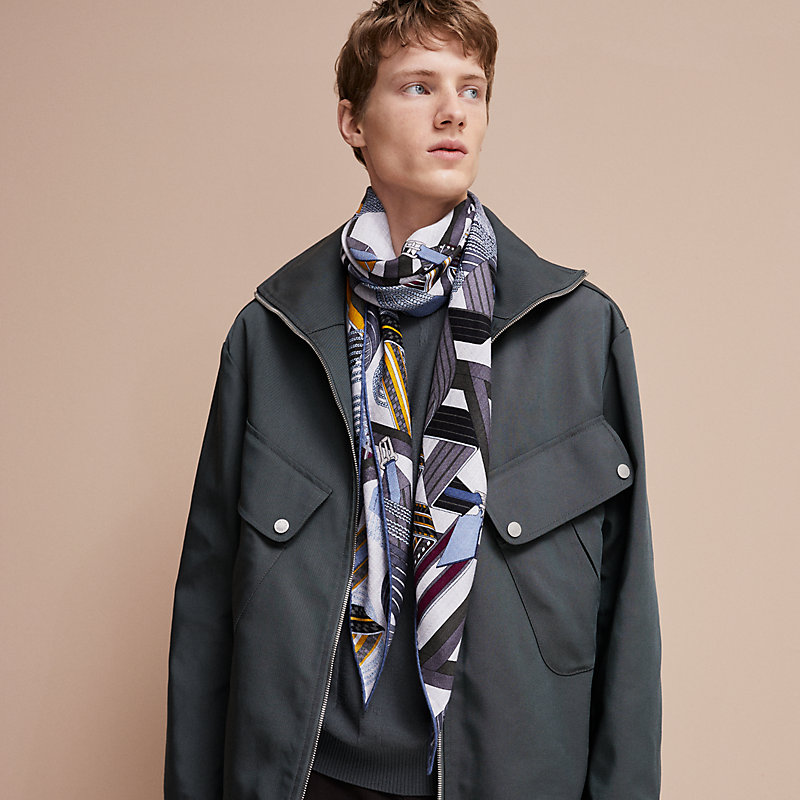 【美人度UP☆】HERMES Sangles en Zigzag バンダナ カチューシャ Sangles en Zigzag Bandana